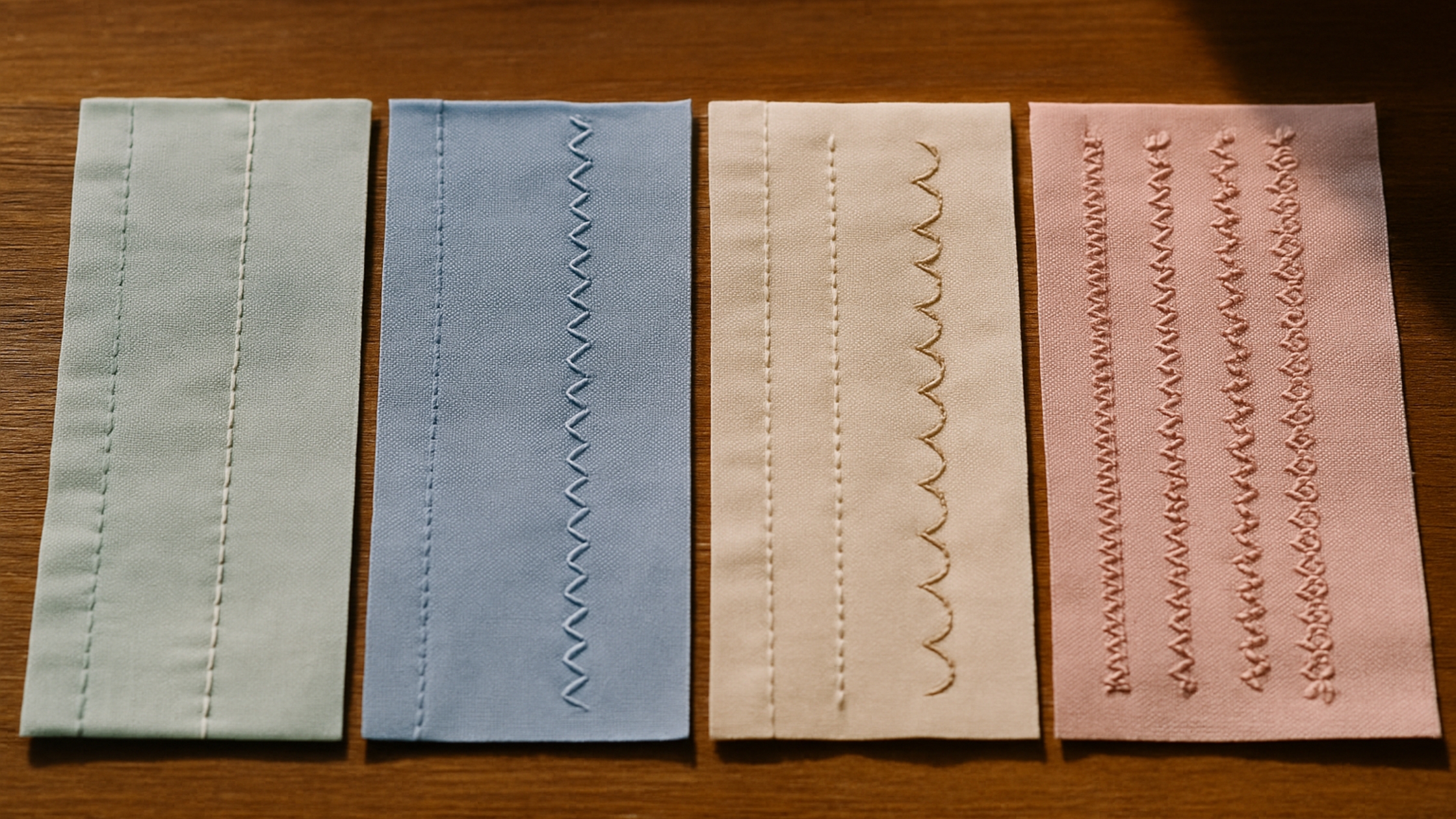 Tipos de Pontos de Costura à Máquina