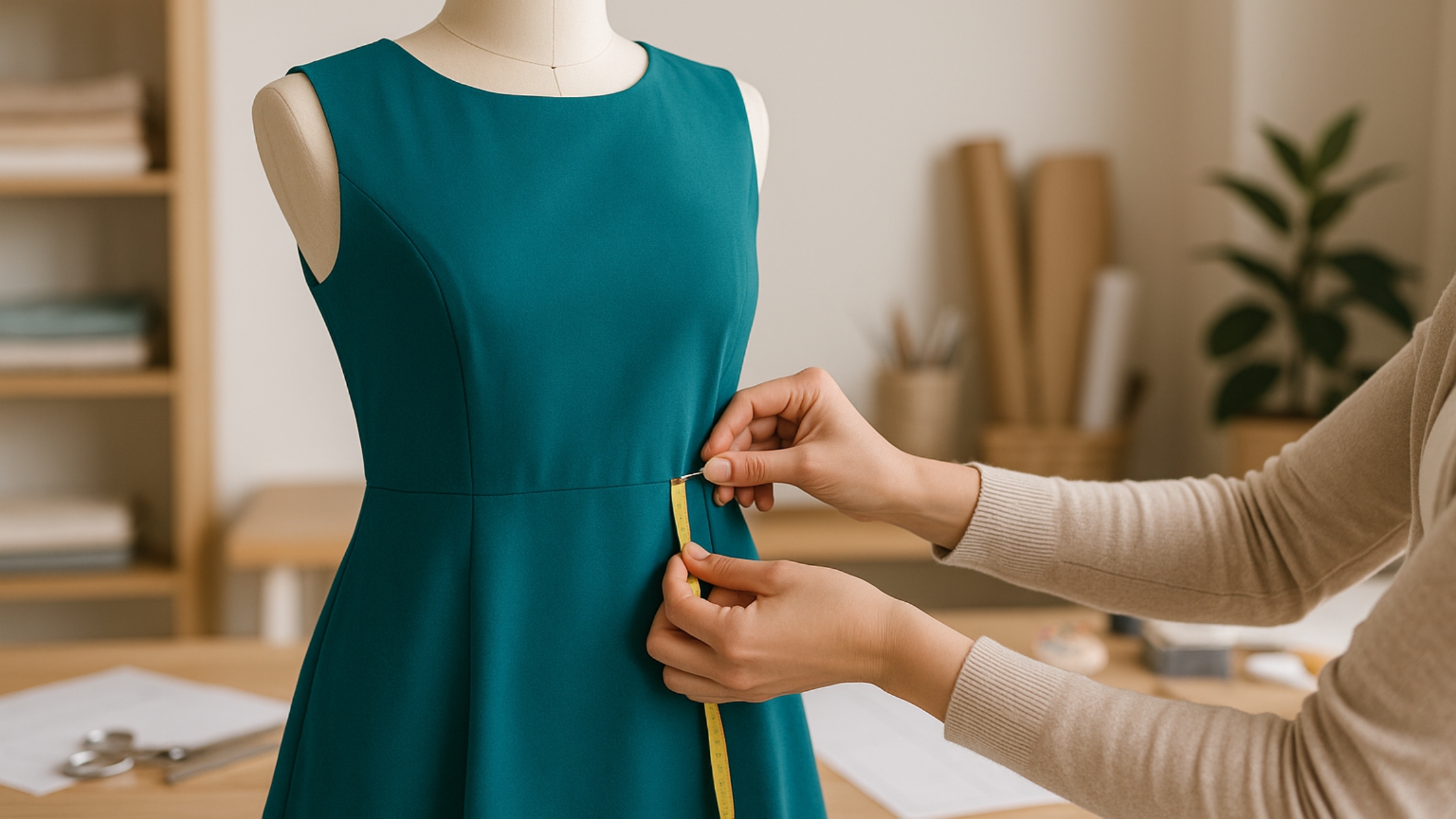 2. Ajuste na cintura