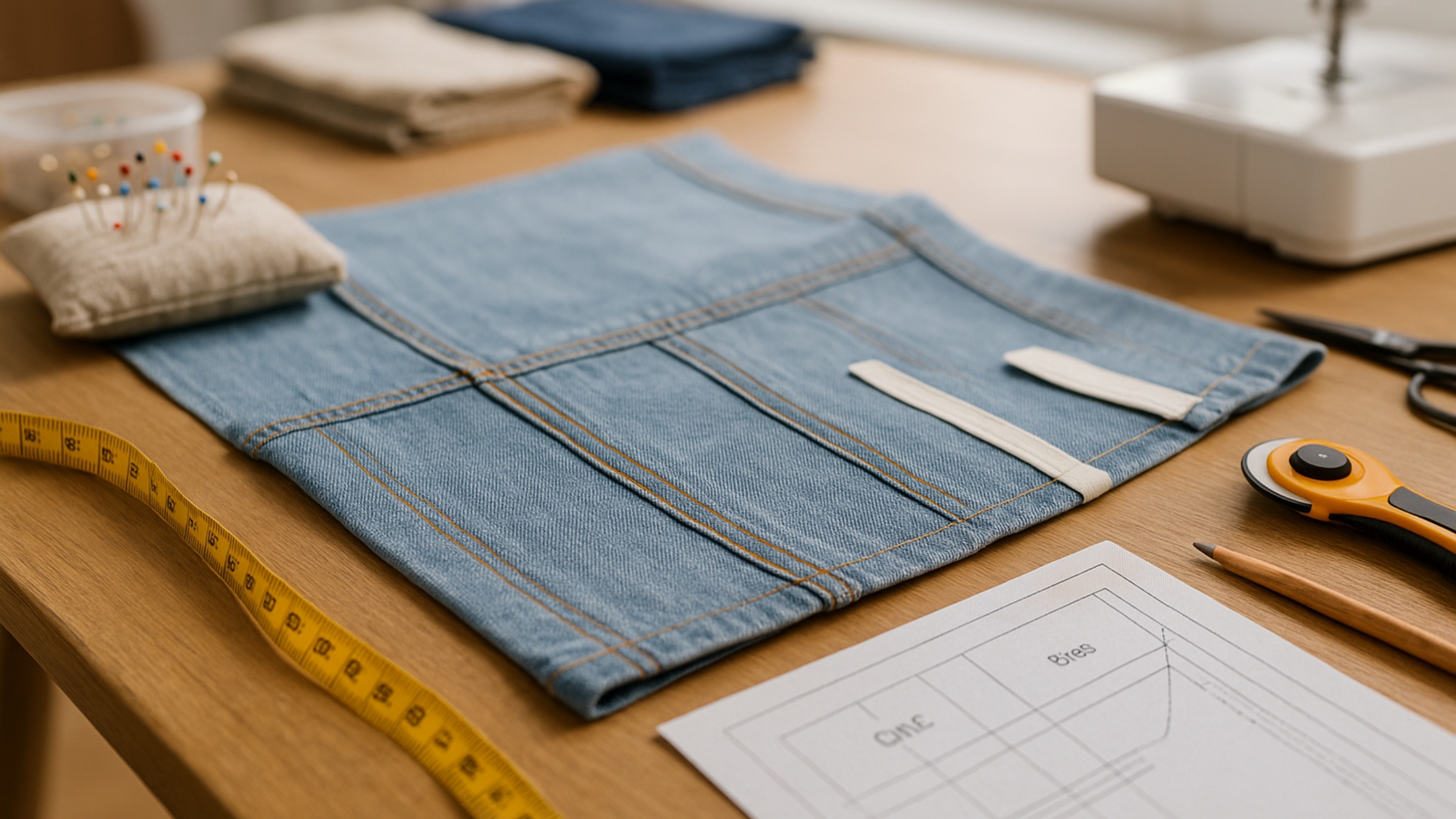 Acabamentos Profissionais para Jeans Leve