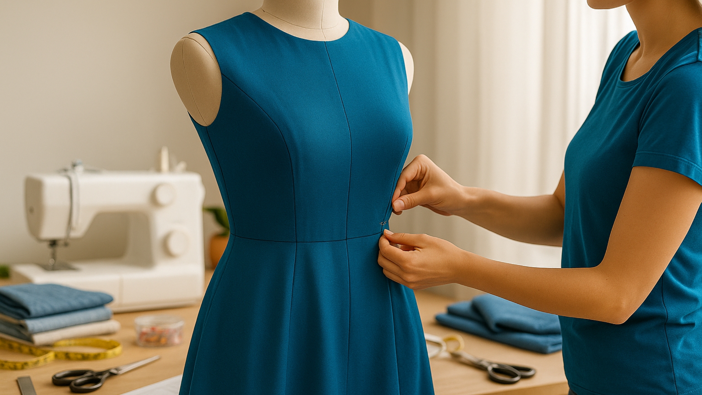 Ajustes Comuns em Vestidos Evasê