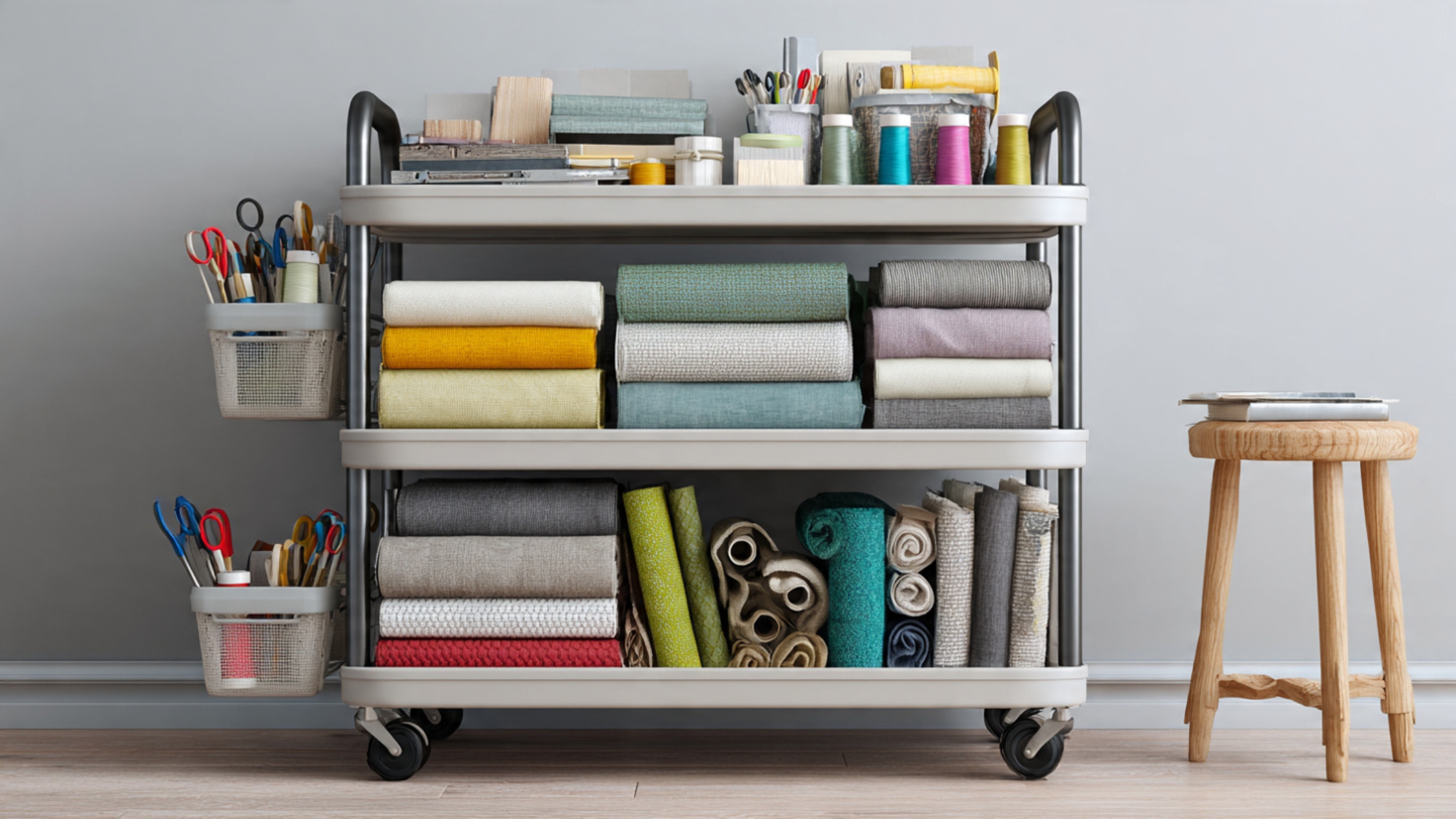 Carrinhos Organizadores Flexíveis e Versáteis