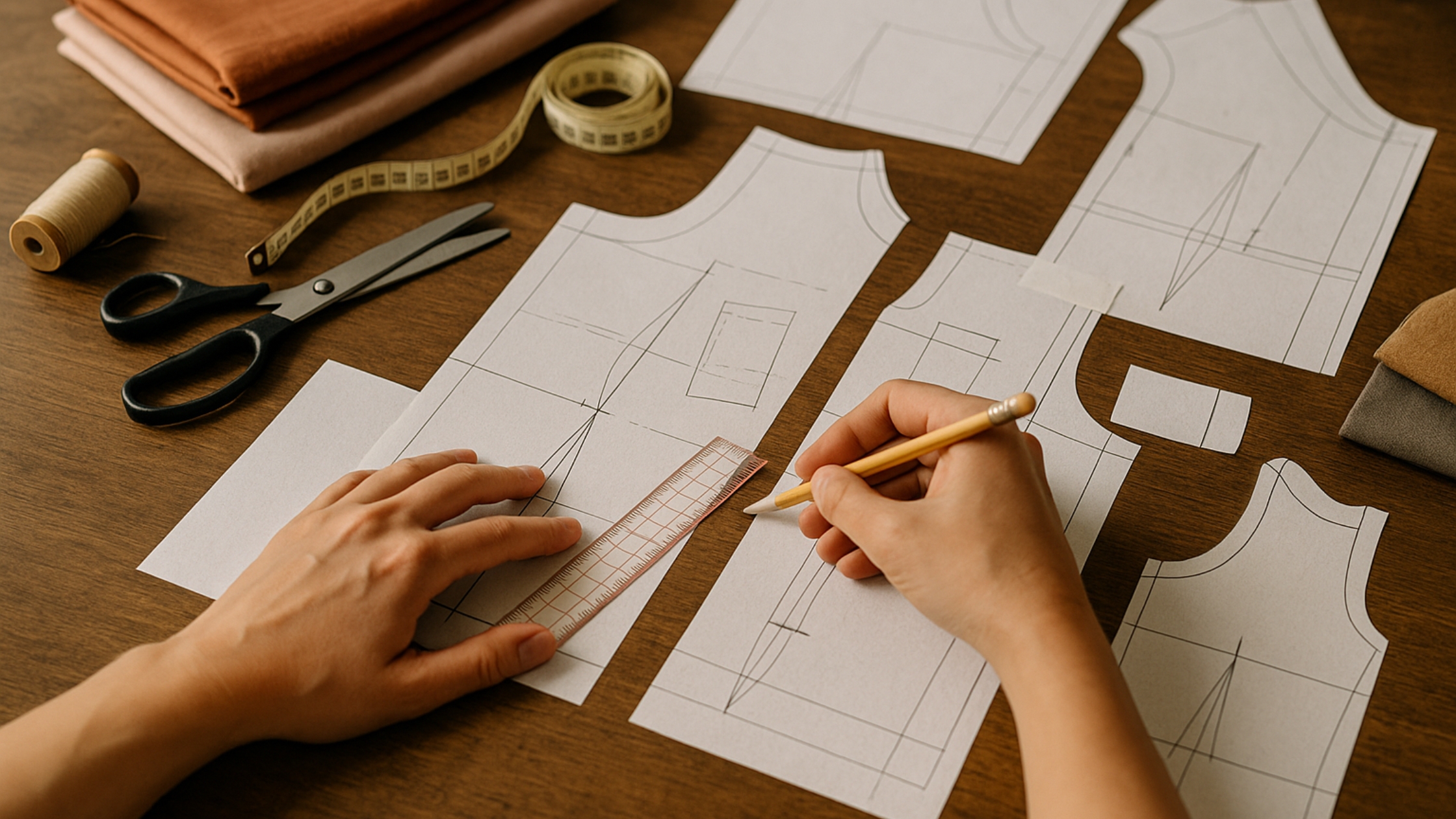 Como ajustar o molde ao seu tamanho passo a passo