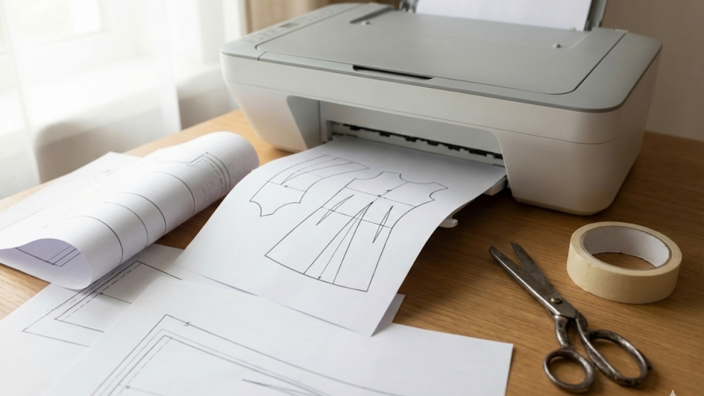 Como preparar o molde em PDF para impressão e montagem