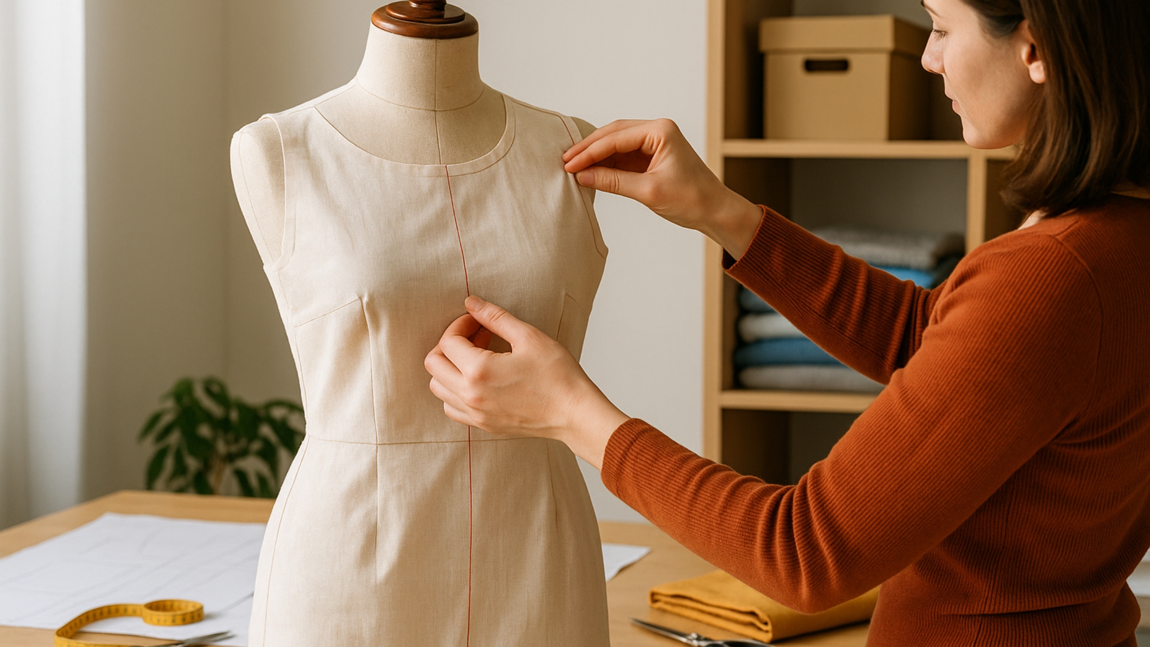 Dica de ouro molde piloto antes do tecido final