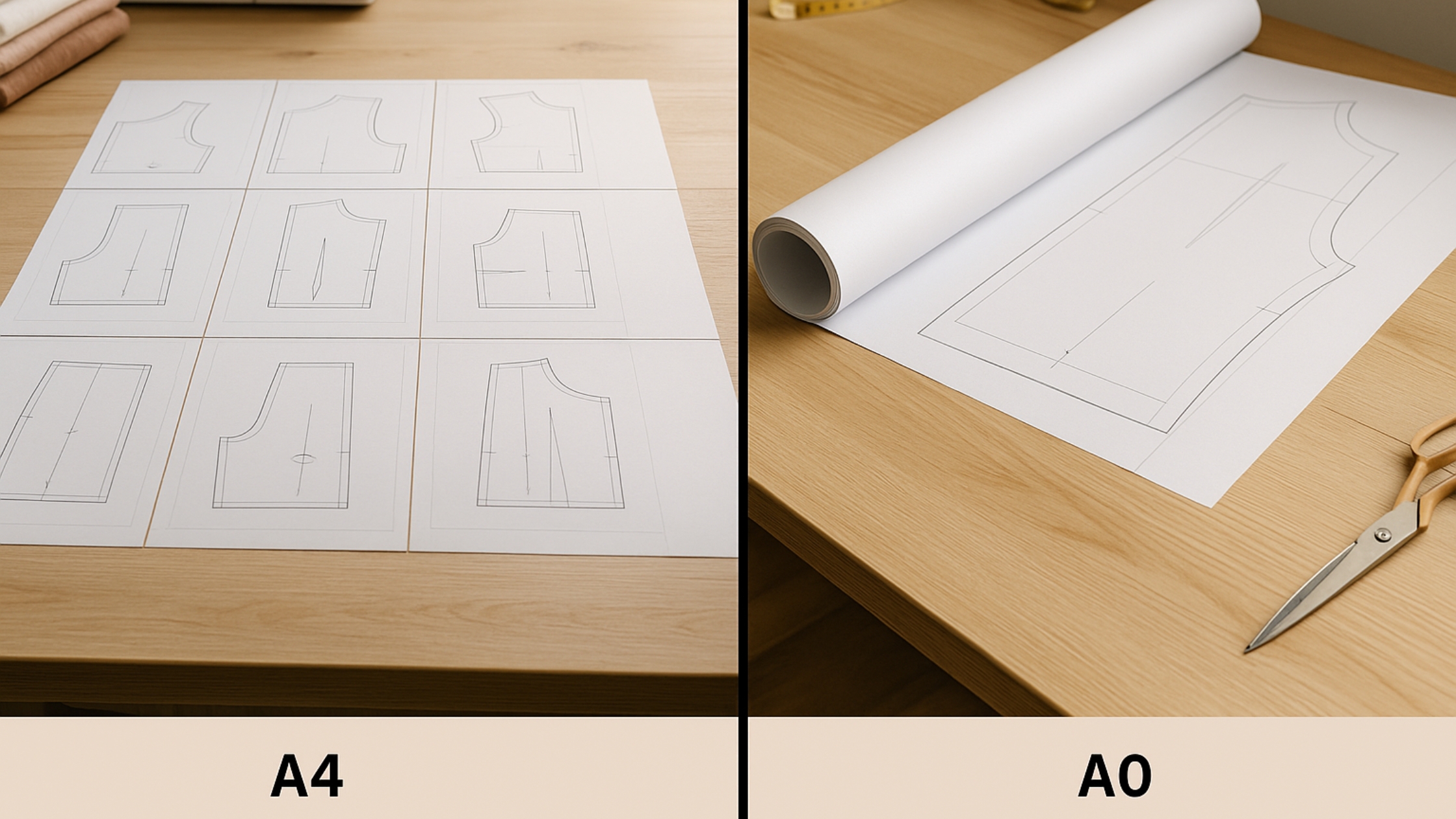 Diferença entre A4 e A0 na prática
