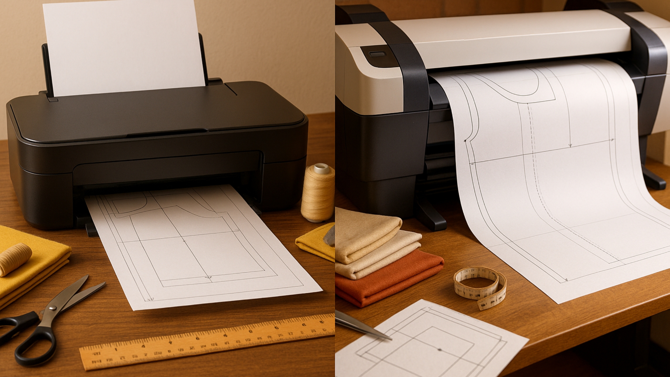 Diferença entre imprimir em casa e imprimir em gráfica
