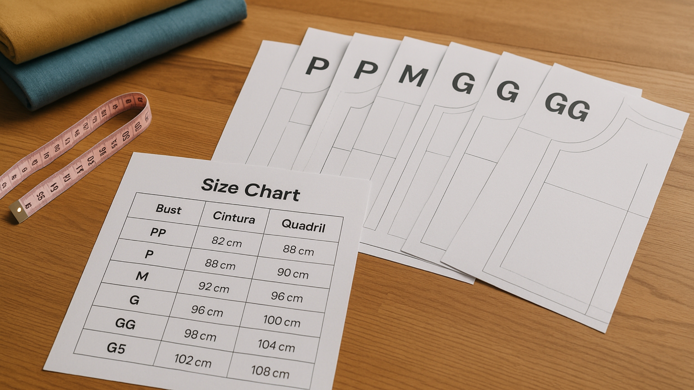 Entendendo os tamanhos do PP ao G5