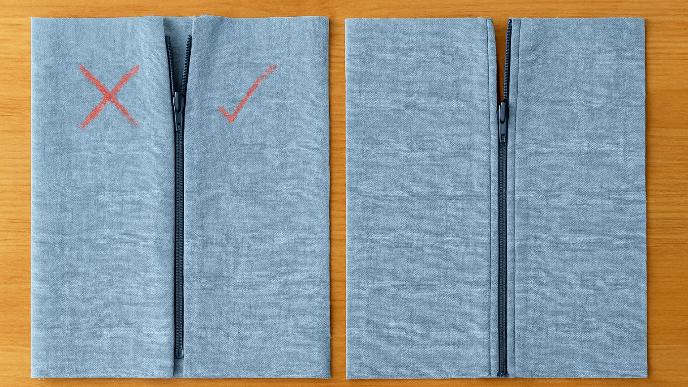 Erros mais comuns ao aplicar zíper nas costas