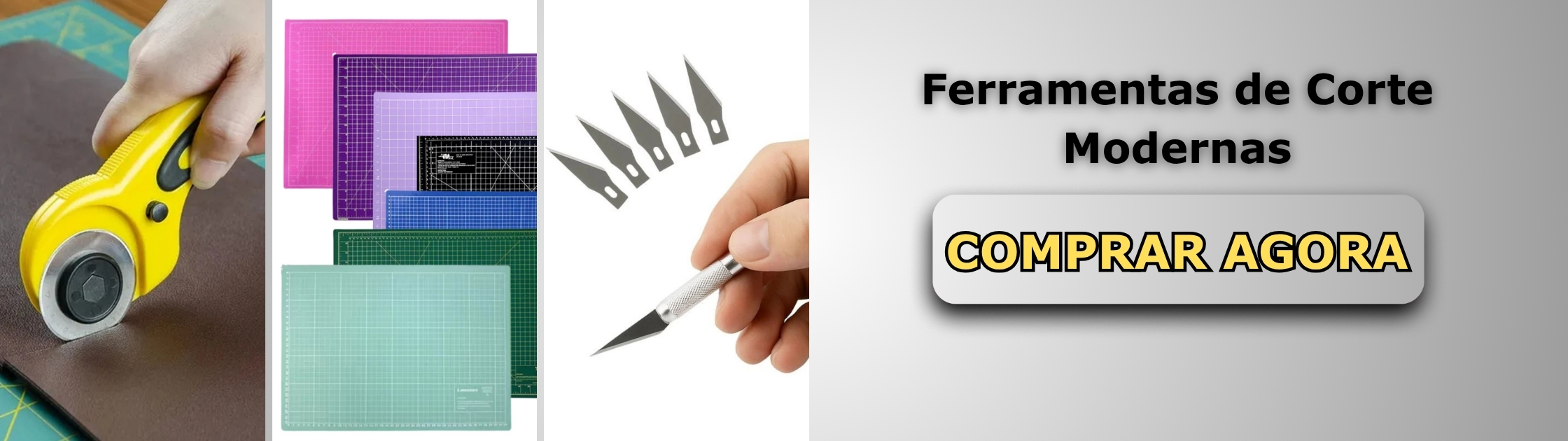 Ferramentas de Corte Modernas Banner de Vendas