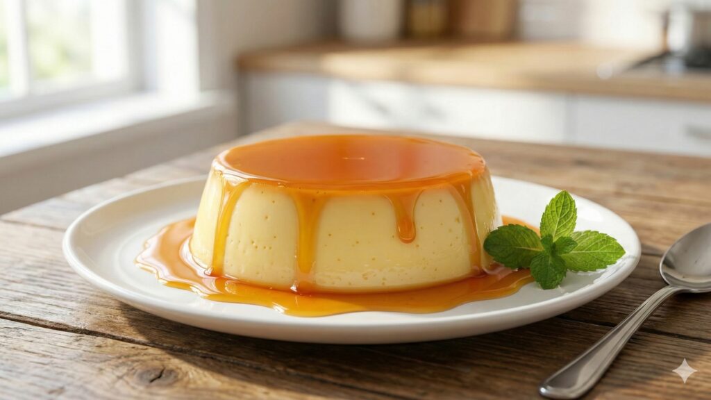 Flan de Baunilha Tradicional