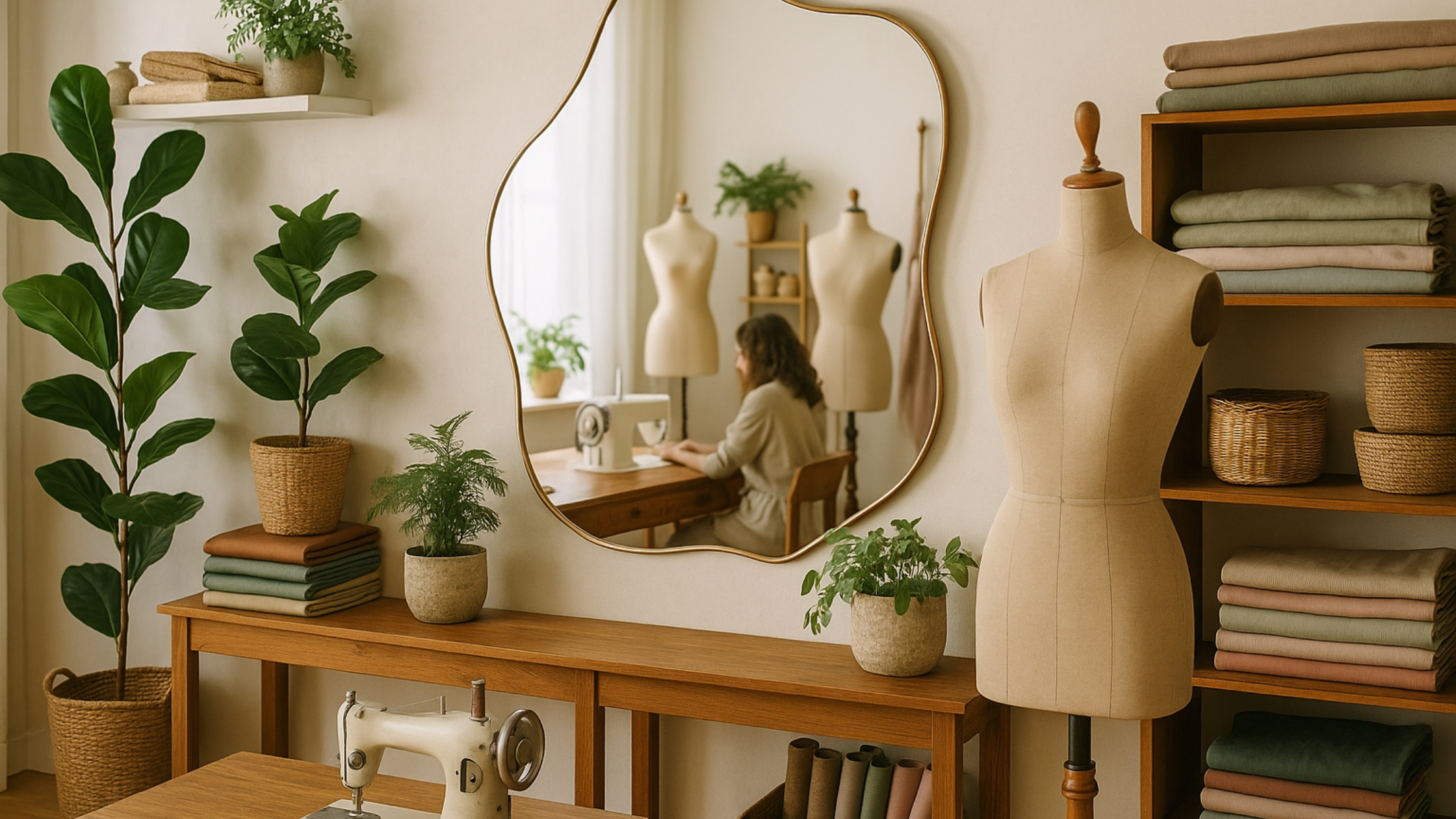 Inspirações de Decoração com Espelho Orgânico no Ateliê