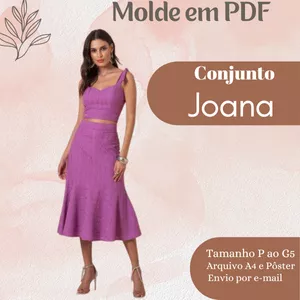 MOLDE EM PDF CONJUNTO JOANA