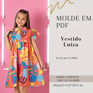MOLDE EM PDF VESTIDO LUIZA