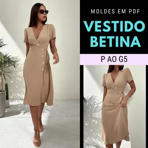 Molde Vestido Betina