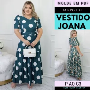 Molde Vestido Joana