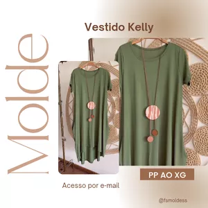 Molde Vestido Kelly