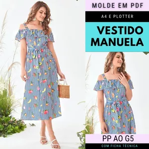 Molde Vestido Manuela