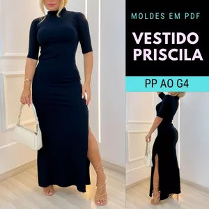 Molde Vestido Priscila