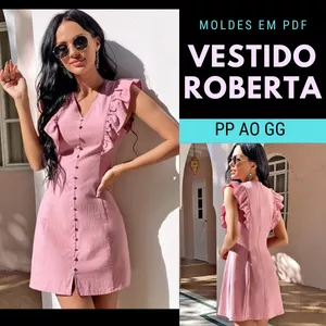 Molde Vestido Roberta