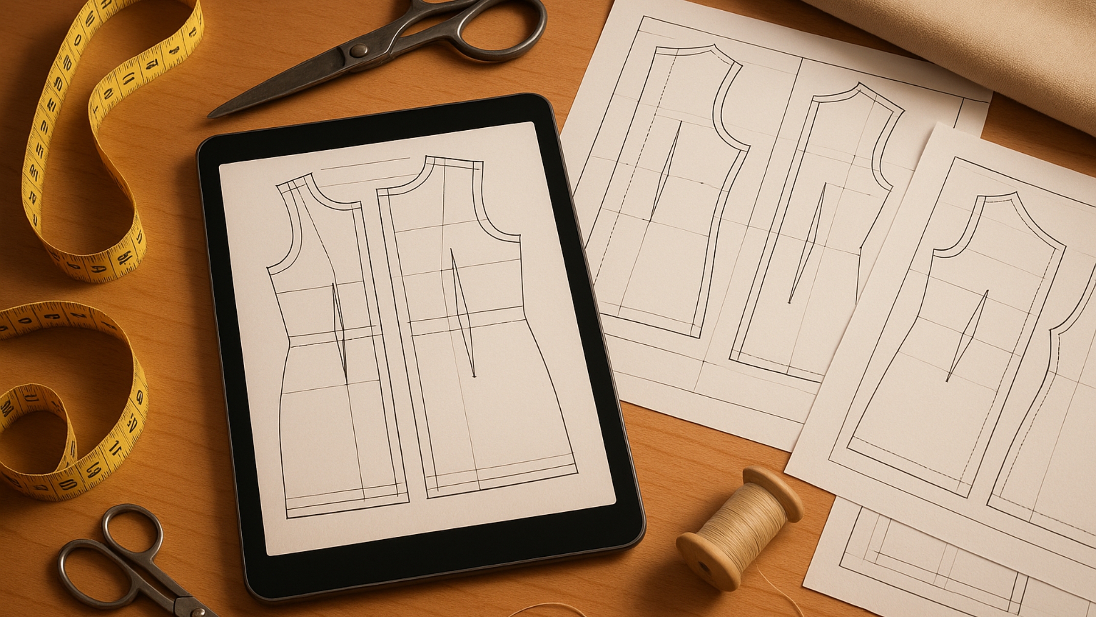 O que é um Molde para Costura Digital em PDF