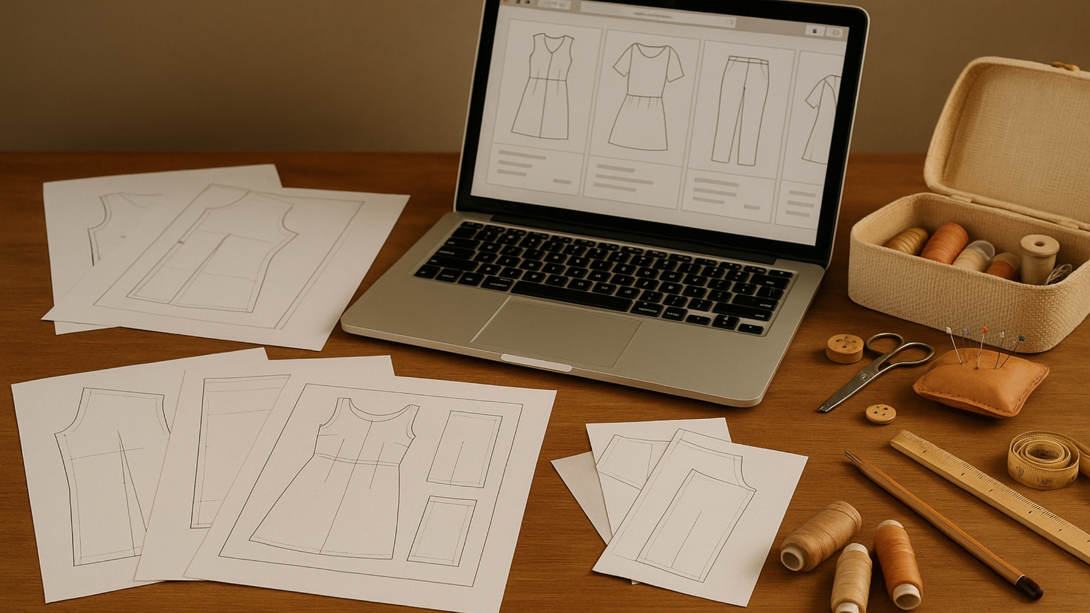 Onde Comprar Molde para Costura Digital em PDF Pronto Para Usar