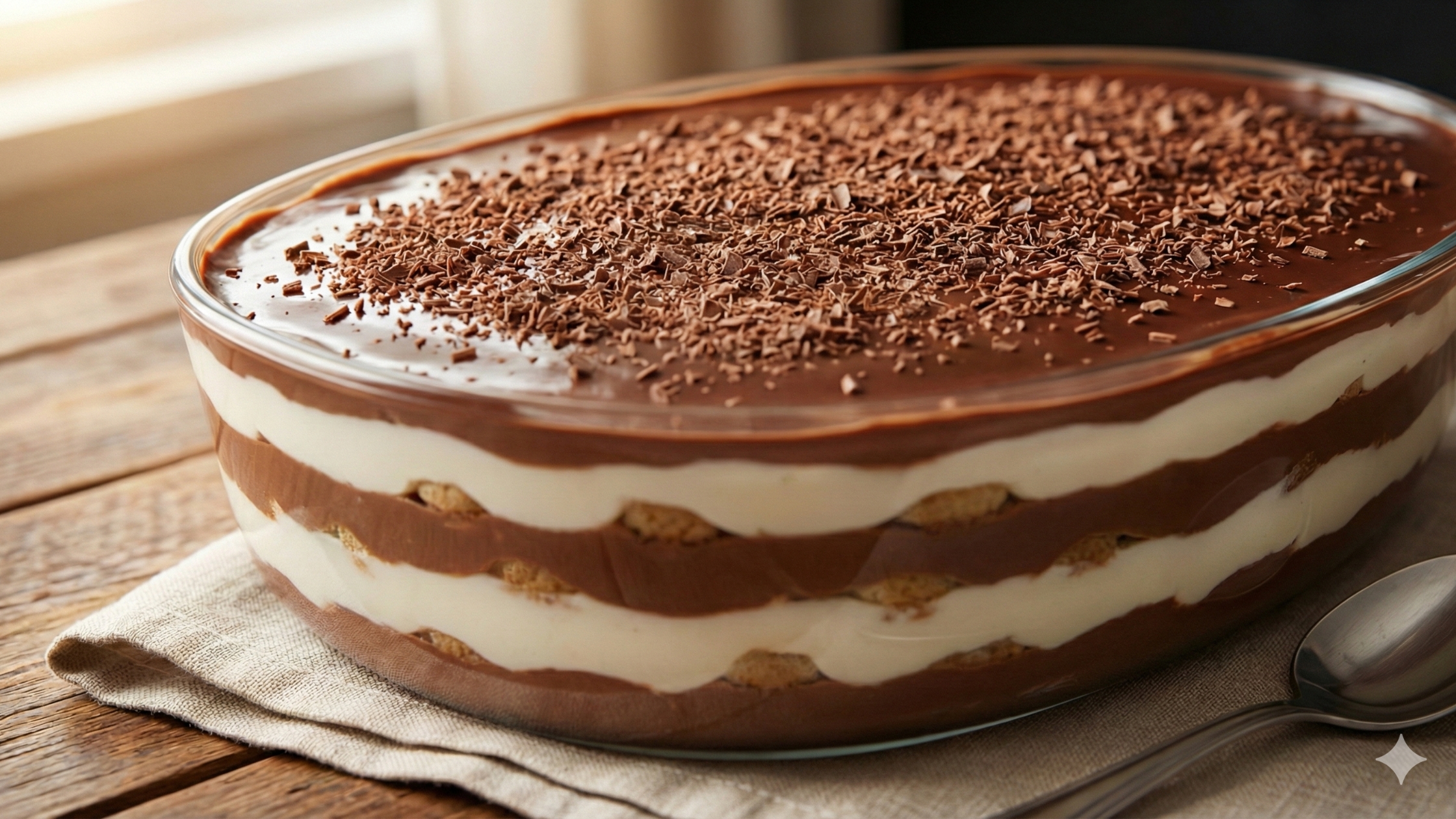 Pavê Clássico de Chocolate