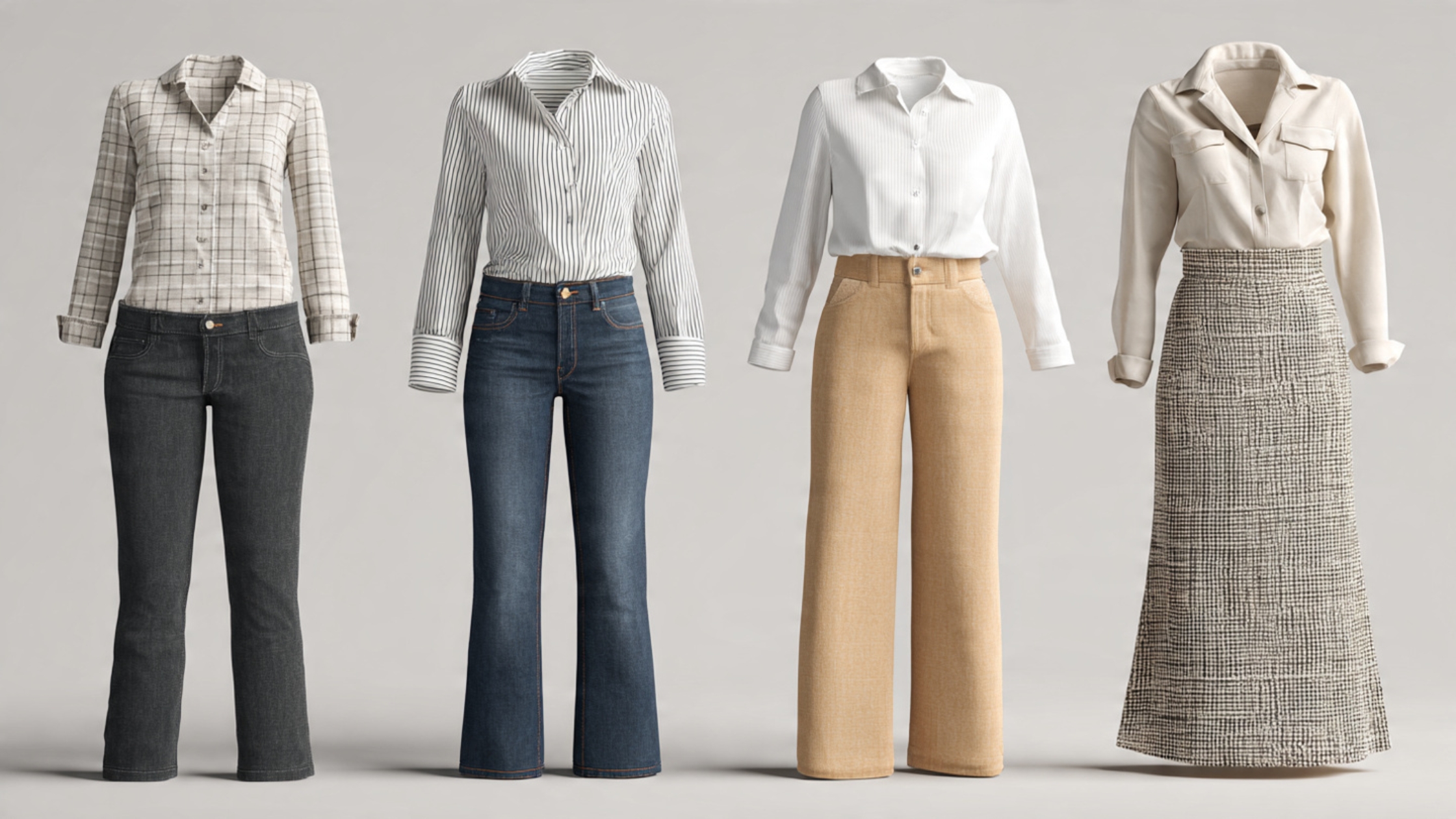 Por que a Camisa Social Feminina Manga 34 combina com tudo