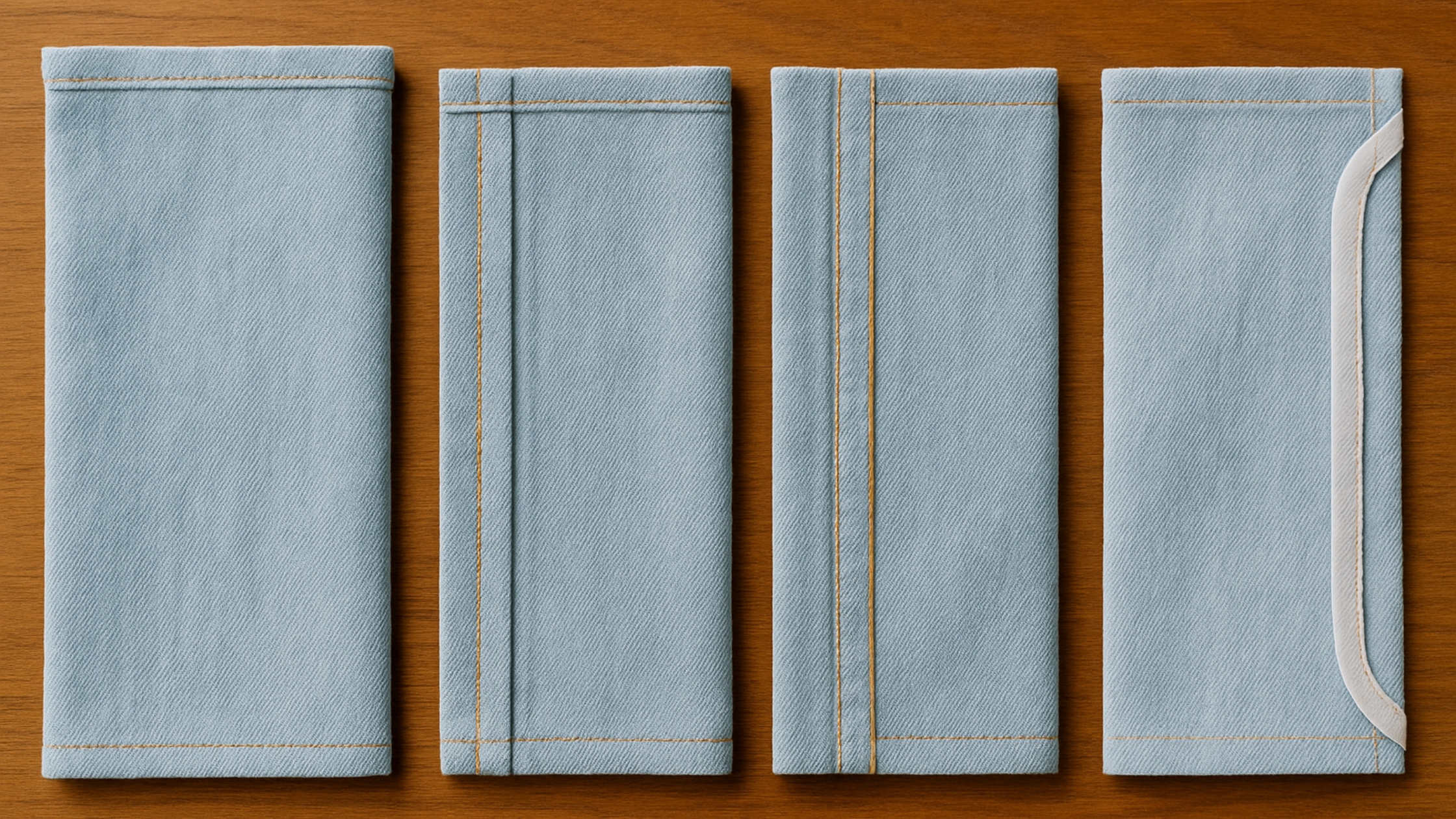 Principais tipos de acabamentos para jeans leve