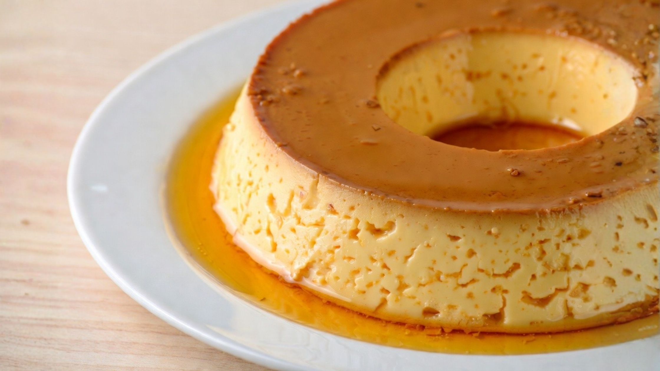 Pudim de Padaria Tradicional e Cremoso