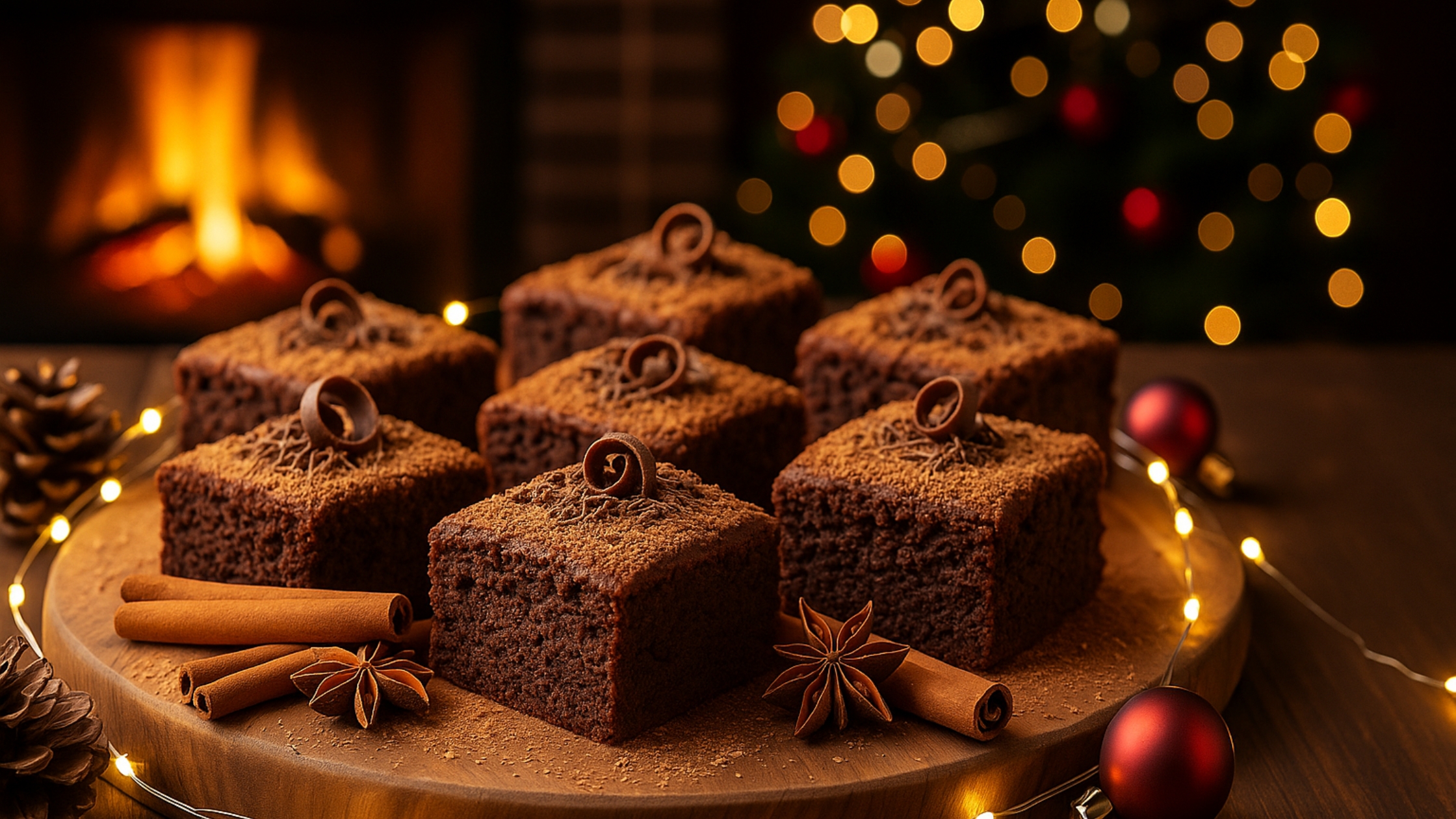 Receita de Brownie com Especiarias (Canela e Noz-Moscada)