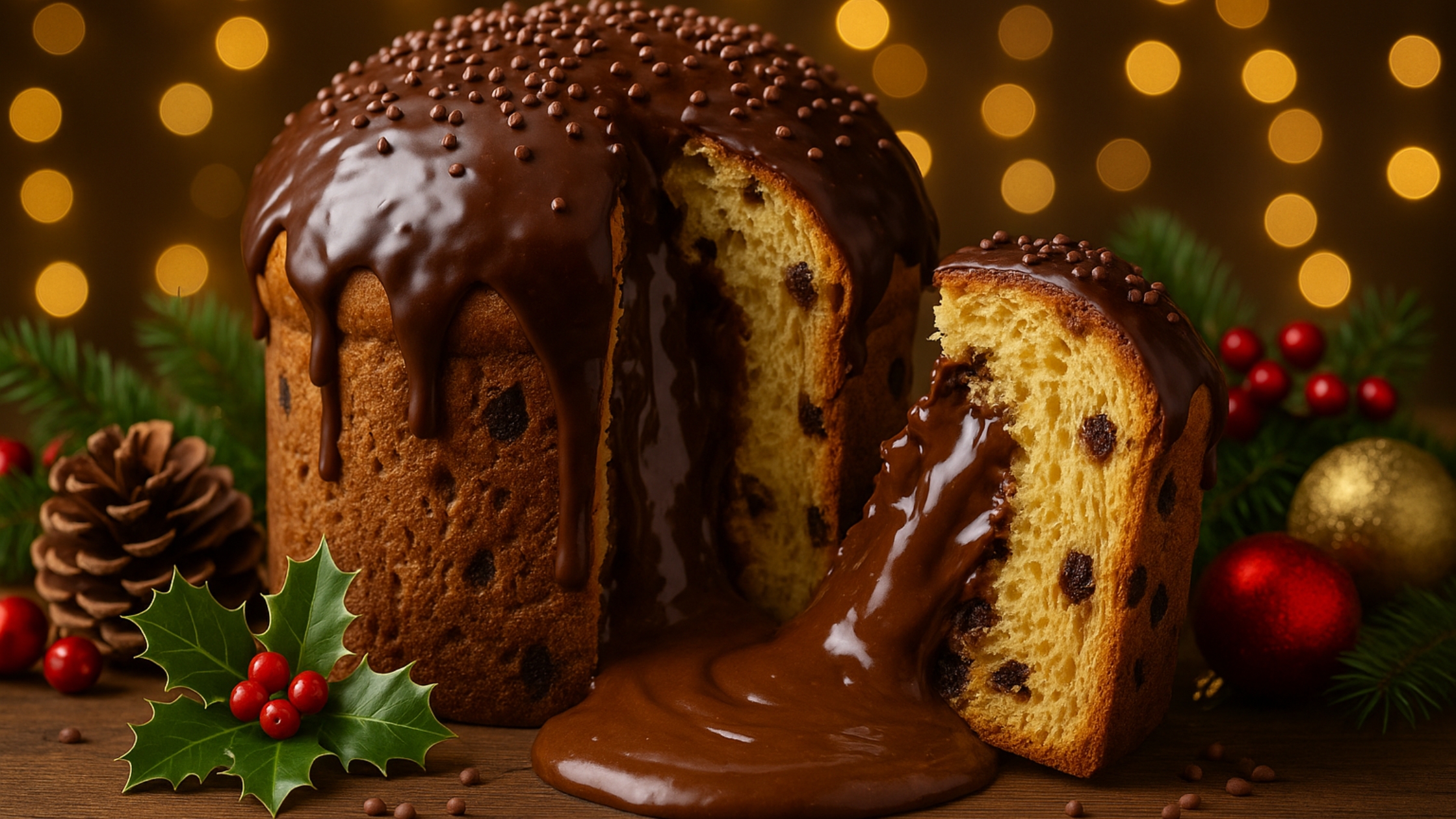 Receita de Chocotone Recheado com Brigadeiro Gourmet