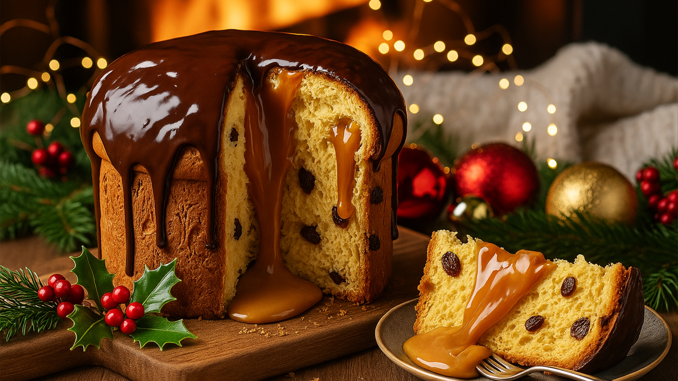 Receita de Panetone Trufado de Doce de Leite