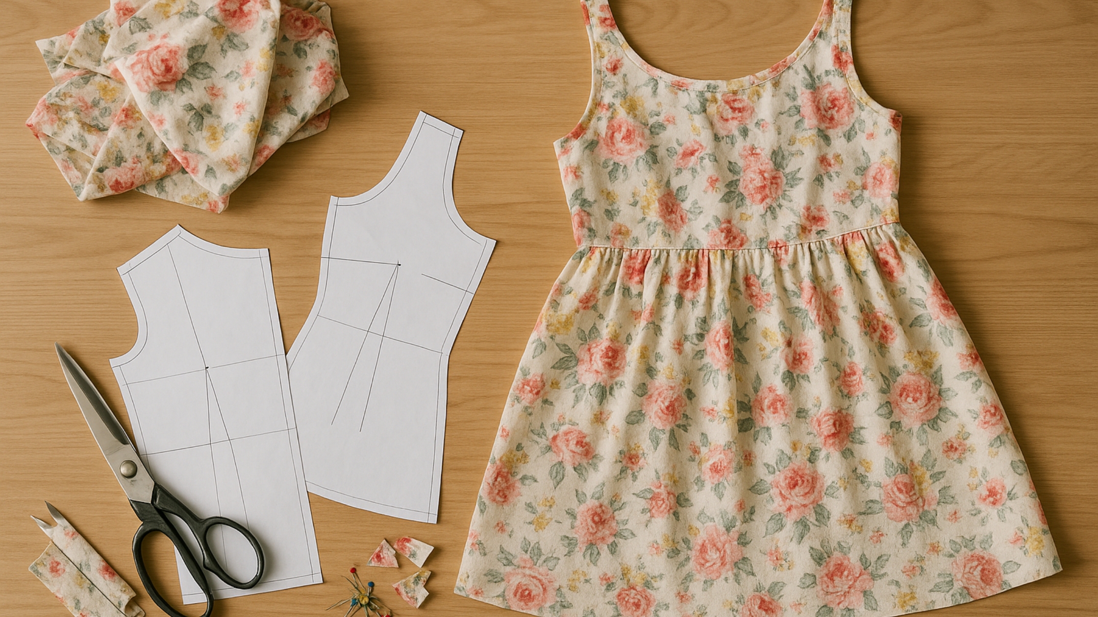 Tecidos Recomendados para Vestidos Leves