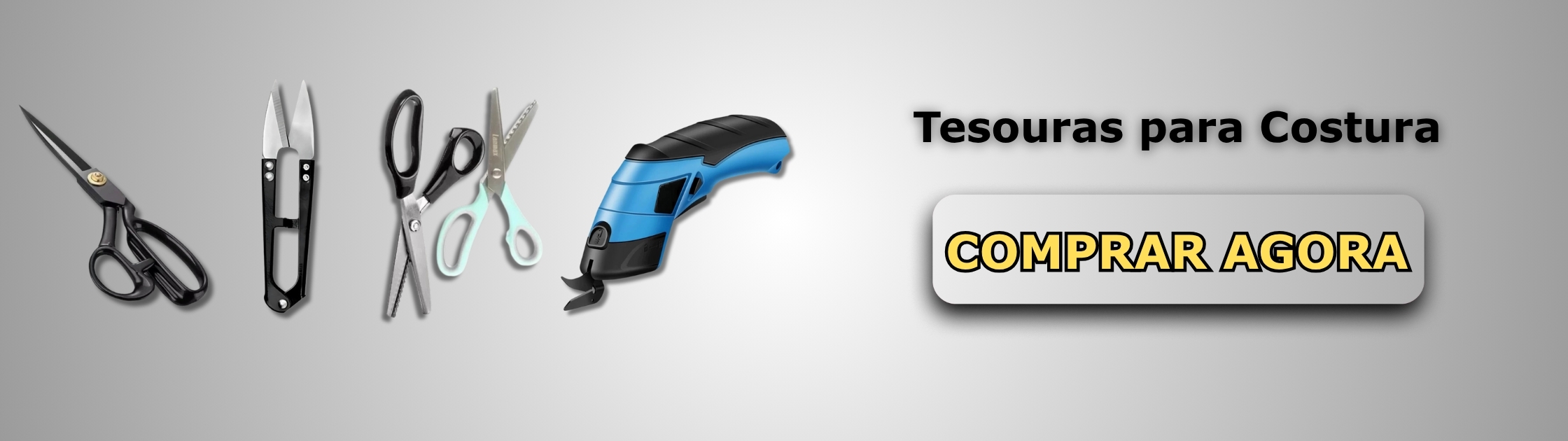 Tesouras para Costura Banner de Vendas