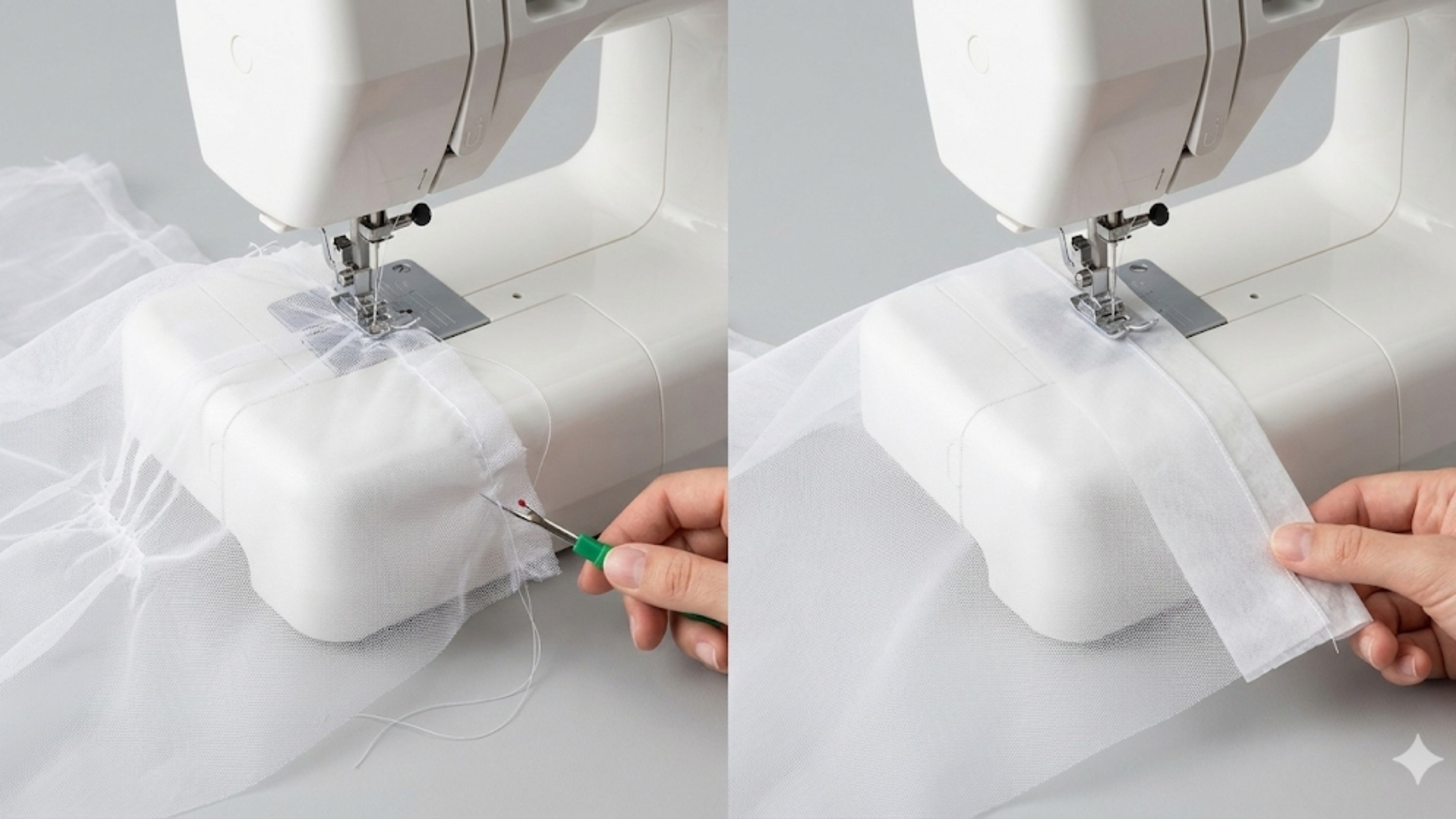 Erros mais comuns ao costurar tule (e como evitar)