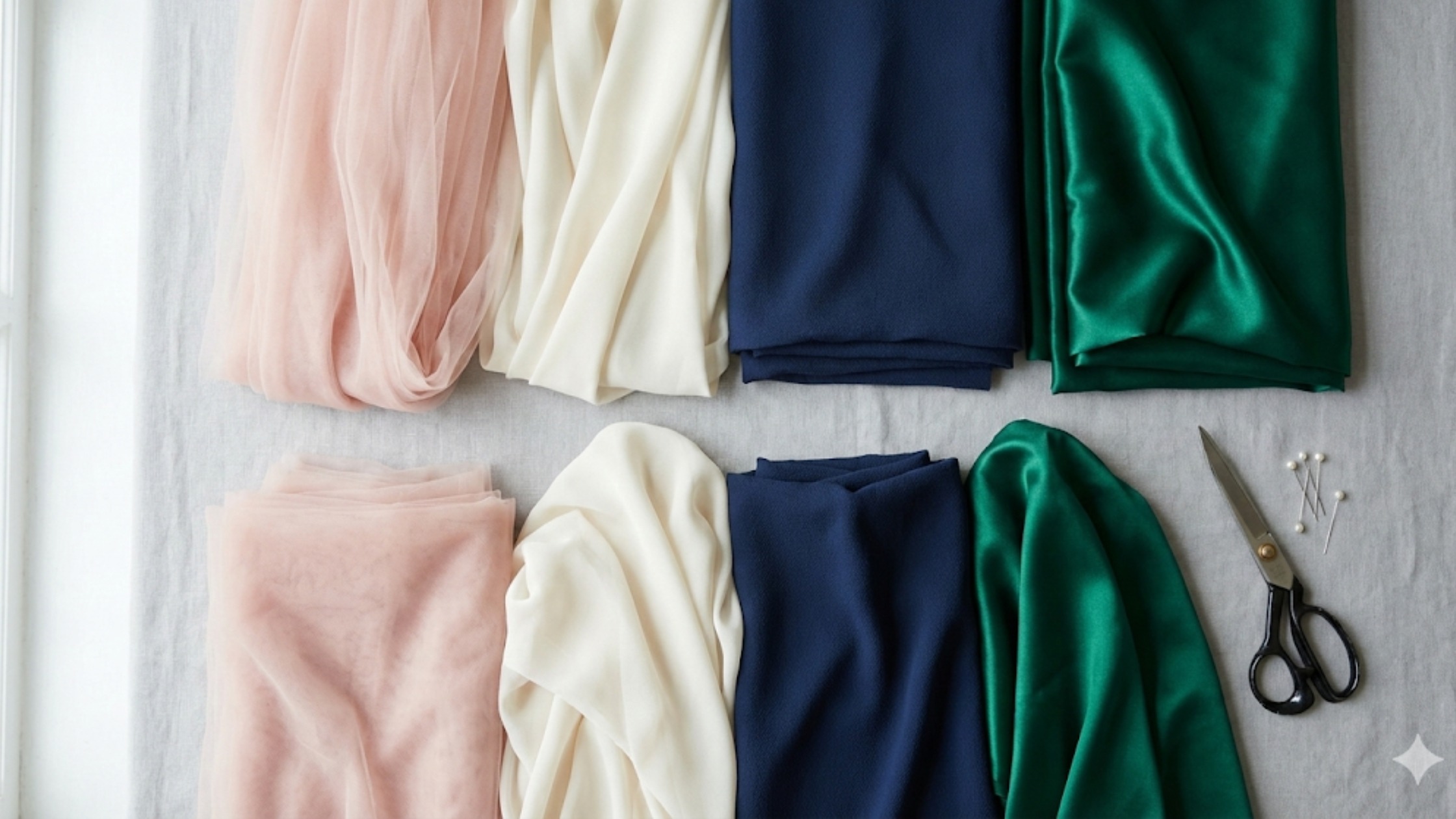 Tecidos que facilitam a modelagem de vestidos de festa