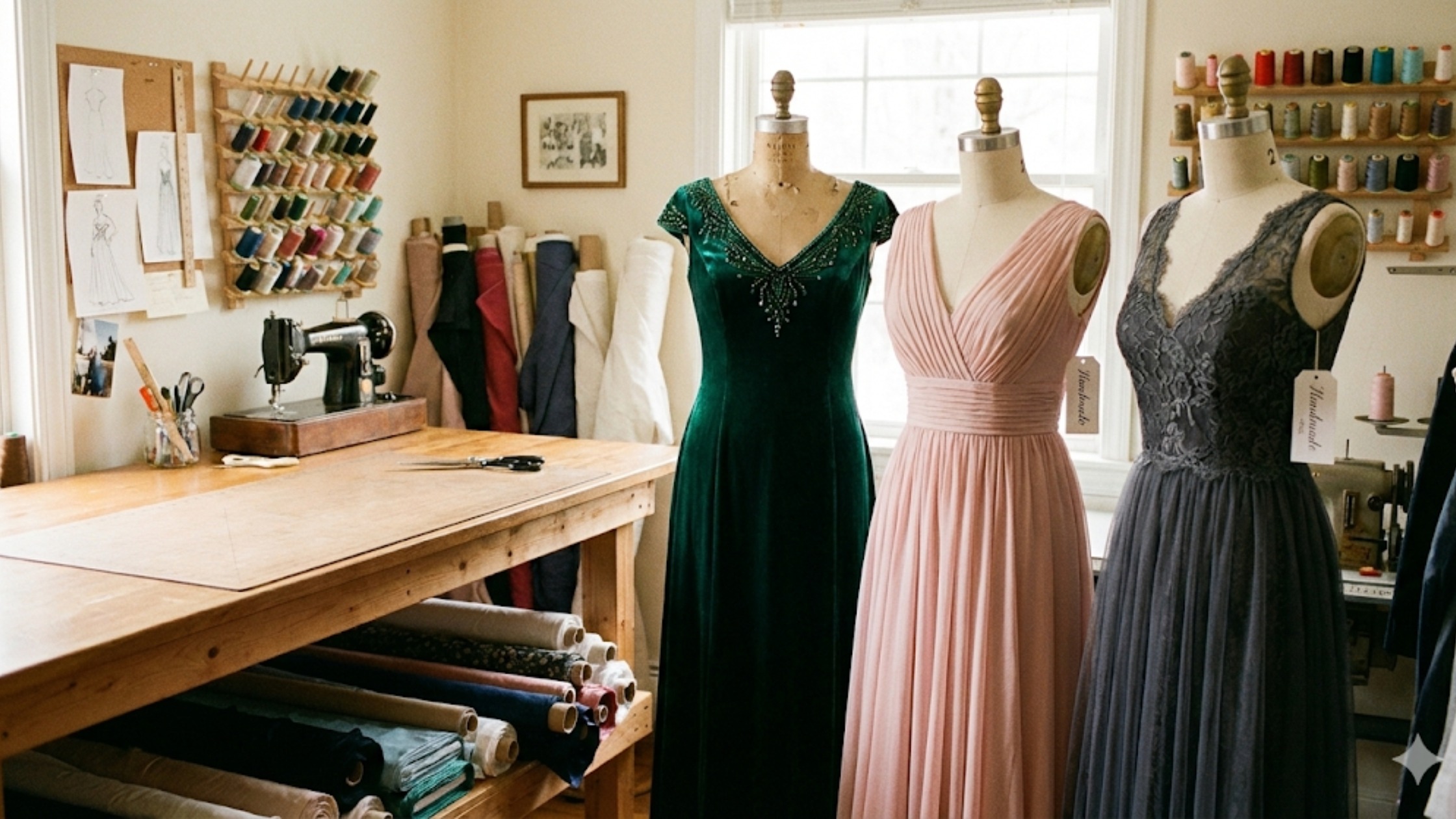 Vestidos de festa como oportunidade de renda