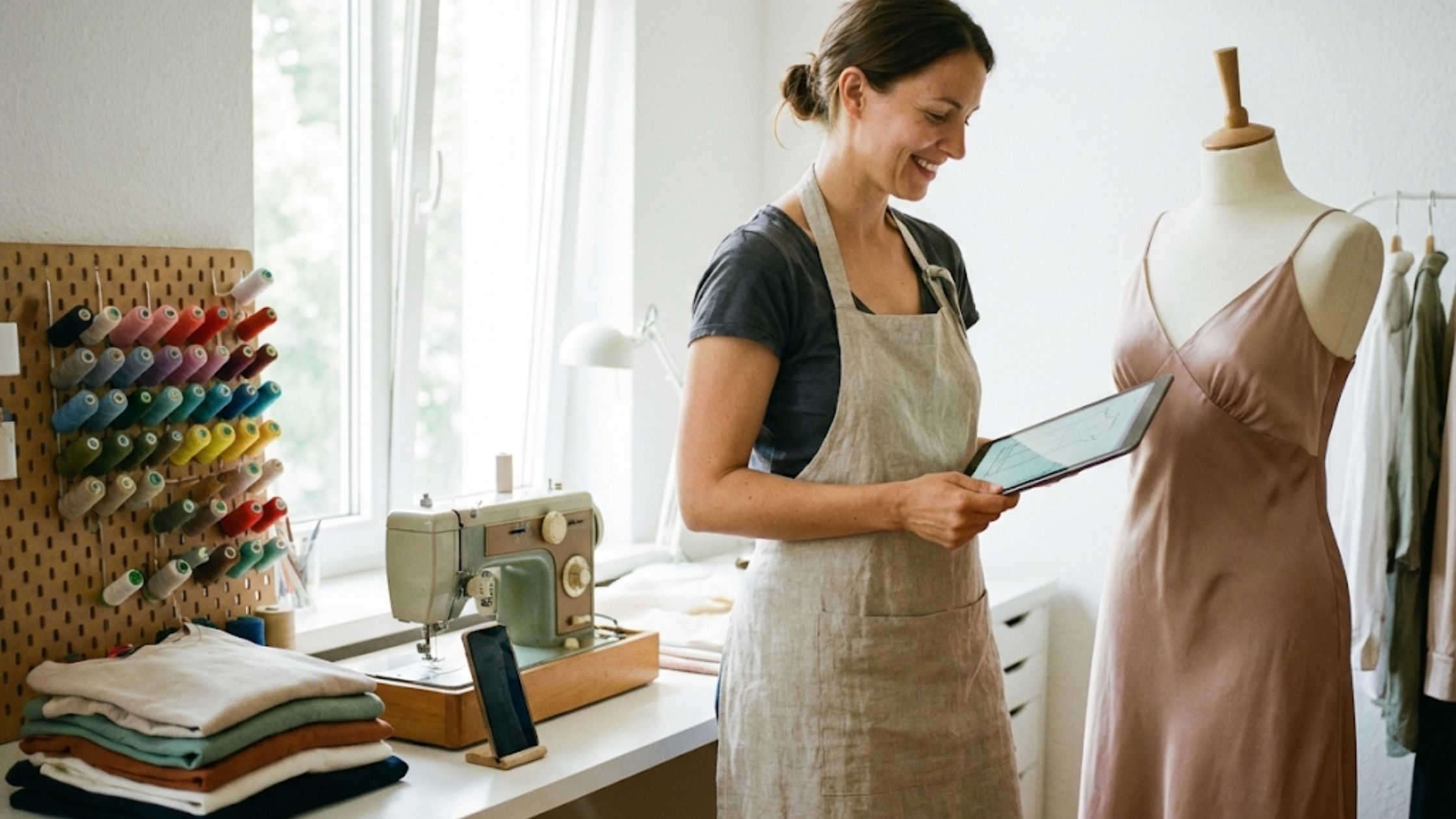 Apps indispensáveis para costureiras em 2026 integrados à rotina profissional de costura