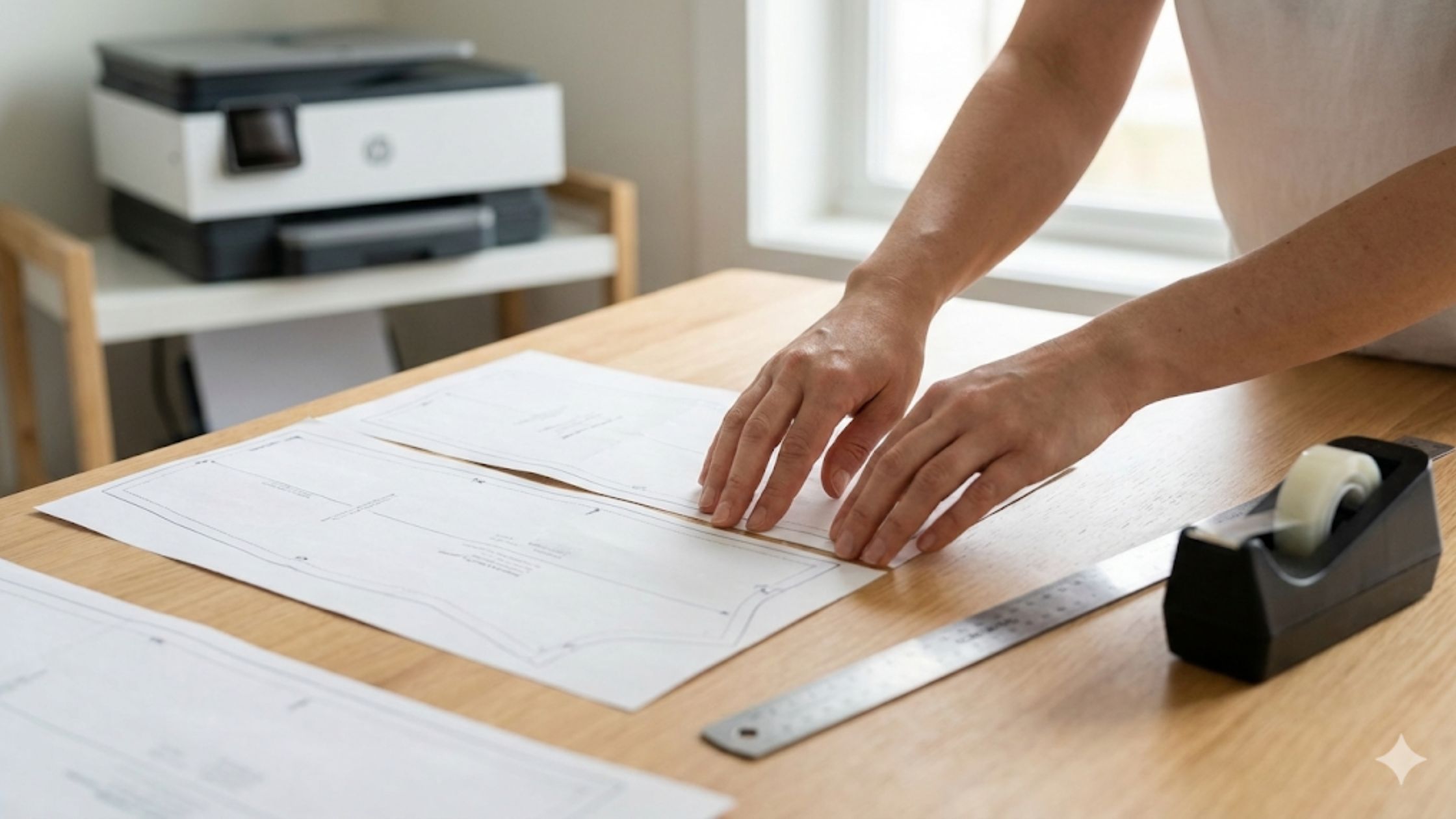 Como escolher a melhor impressora para moldes de costura e imprimir com precisão