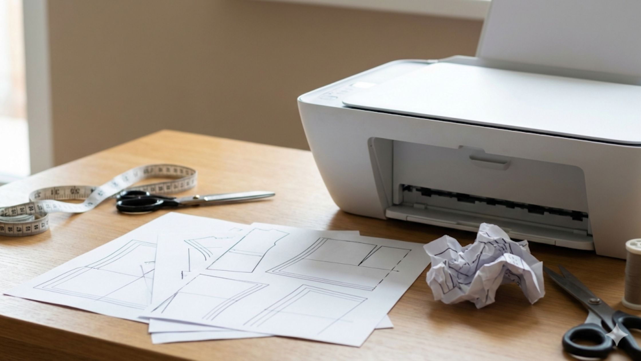 Como escolher a melhor impressora para moldes de costura evitando erros comuns de impressão