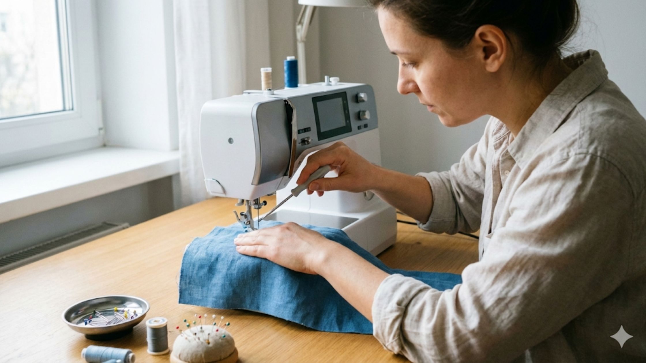 Tipos de agulha para máquina de costura influenciando a qualidade da costura