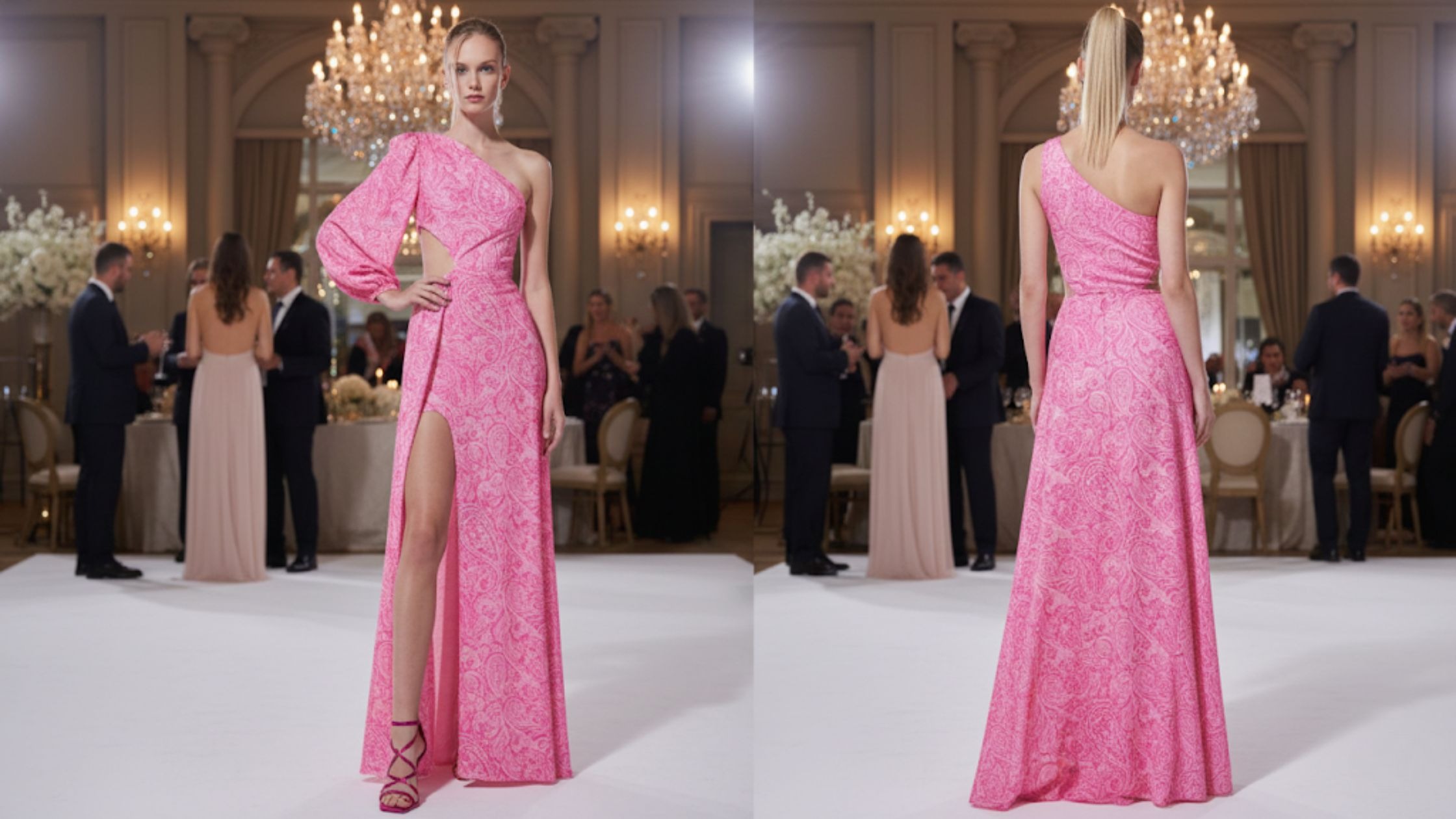 Molde em PDF Vestido Festa Amanda para casamento e formatura