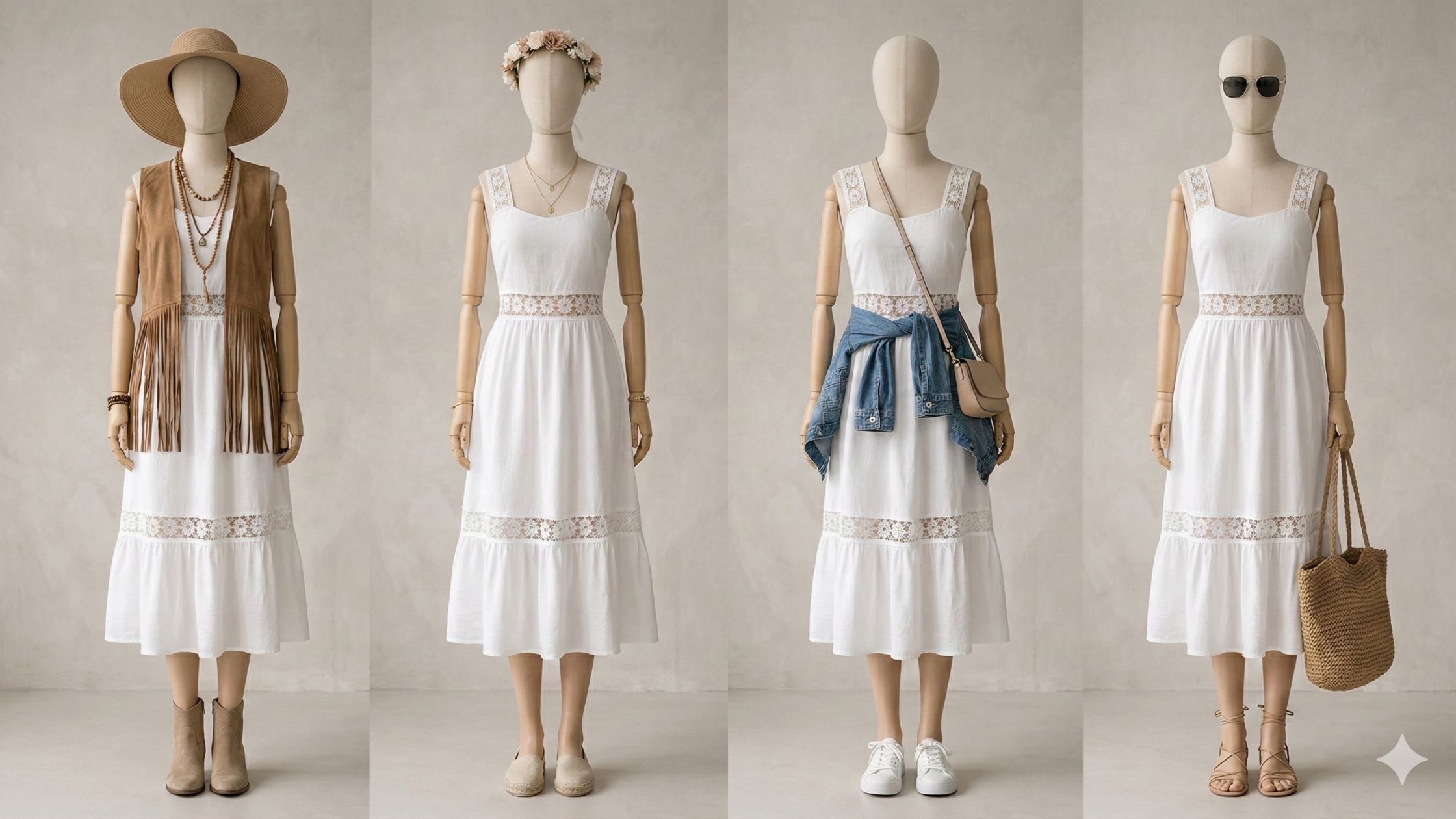 Molde em PDF Vestido Ibania em diferentes estilos femininos