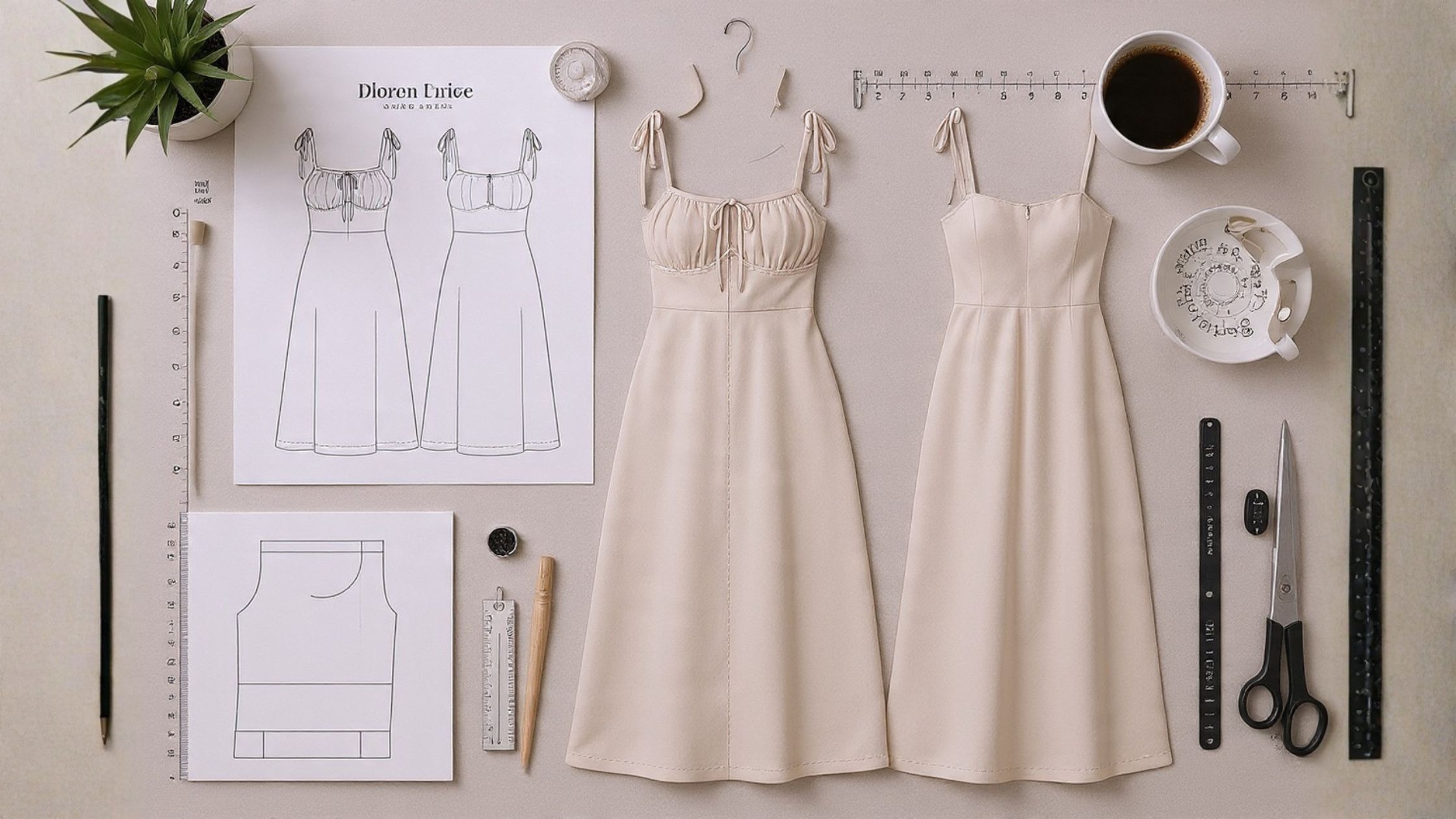 Molde em PDF Vestido Isadora com modelagem profissional NS Moldes