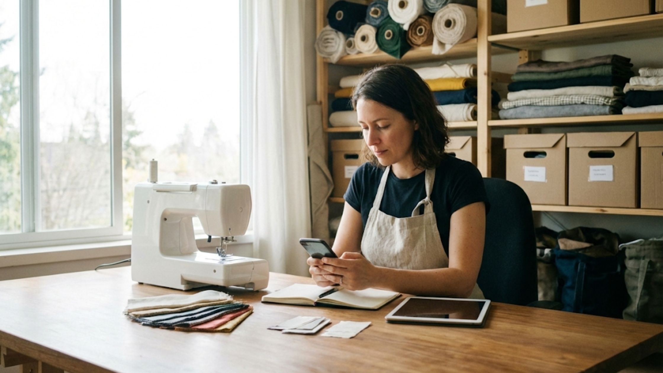 Apps indispensáveis para costureiras em 2026 ajudando na organização e produtividade