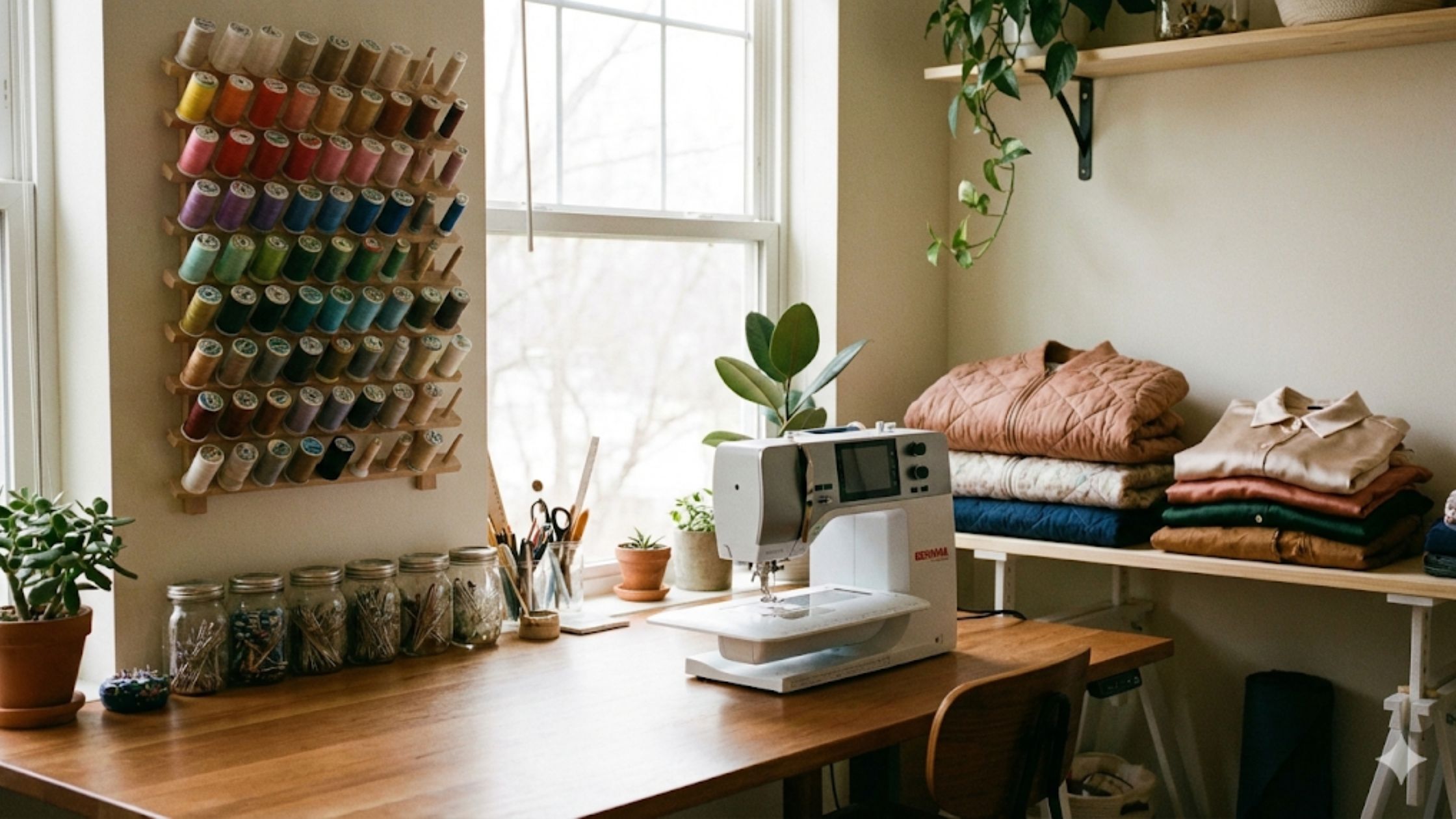 Tipos de agulha para máquina de costura organizadas para uso profissional