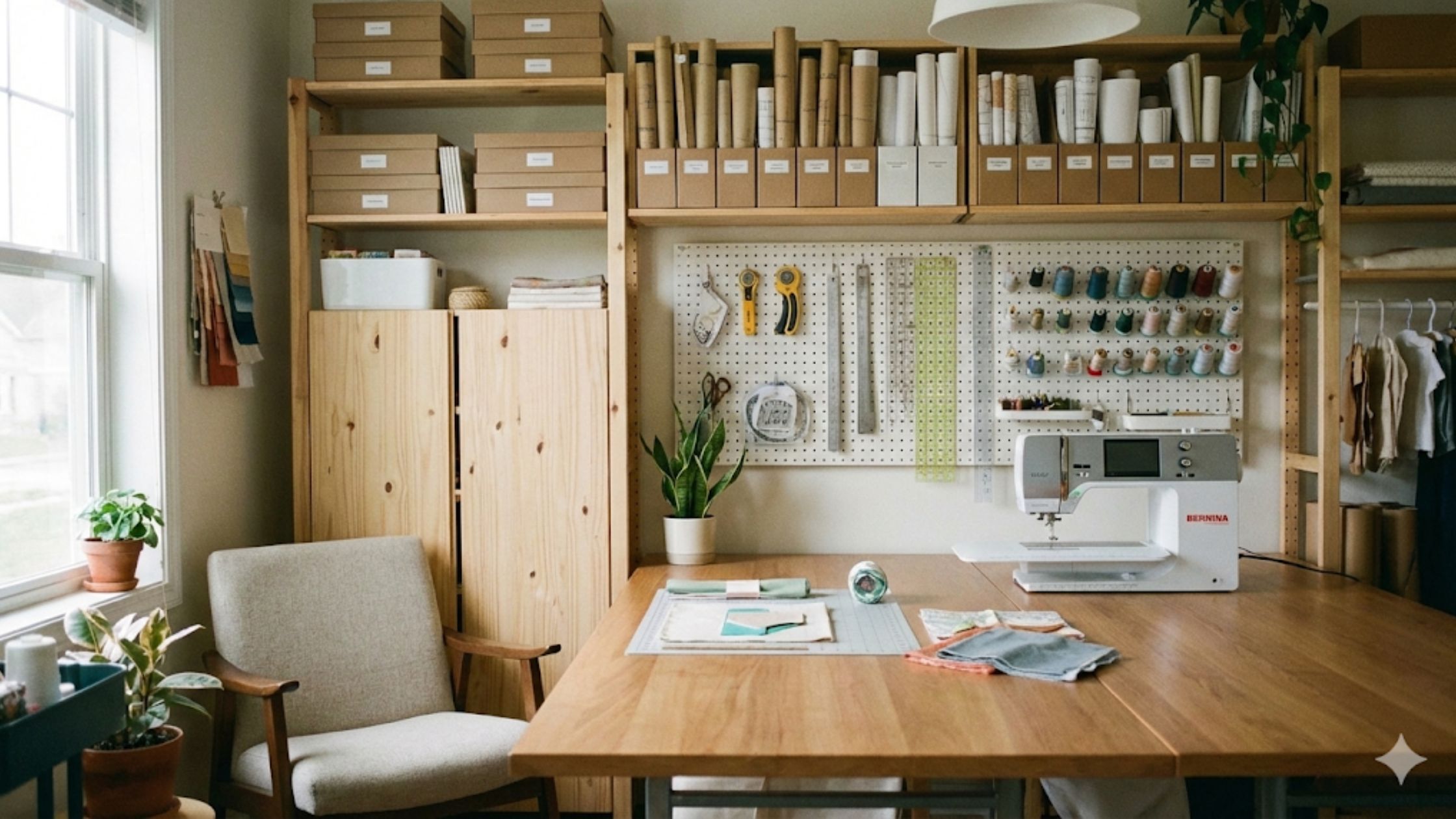 Tipos de papel ideais para moldes de costura organizados para uso profissional