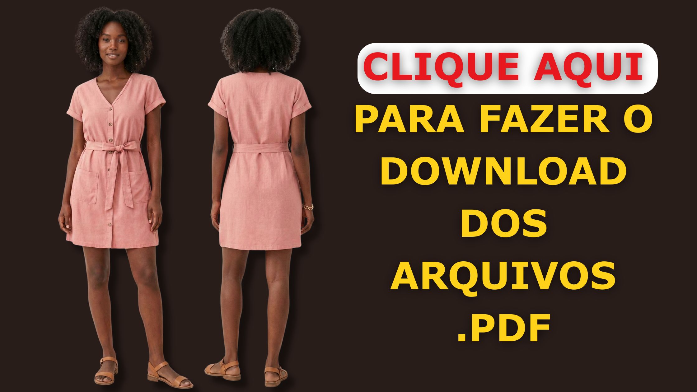 Baixar Molde em PDF Gratuito Chemise Manga Borboleta (P ao G5) (1)