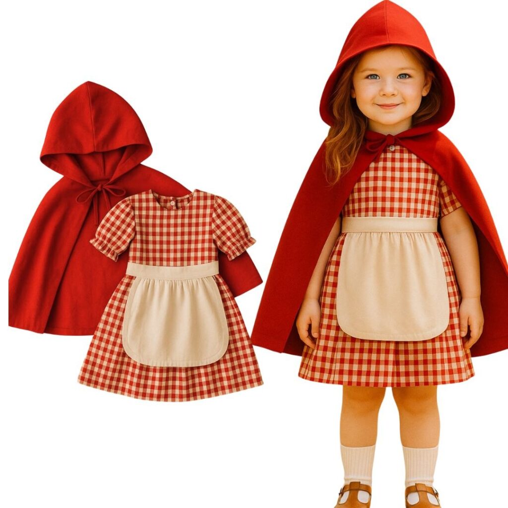 MOLDE EM PDF FANTASIA CHAPEUZINHO VERMELHO INFANTIL REF 4480 - GRADE 1 A 14 ANOS