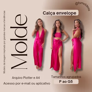 Molde Calça Envelope [P ao G5]